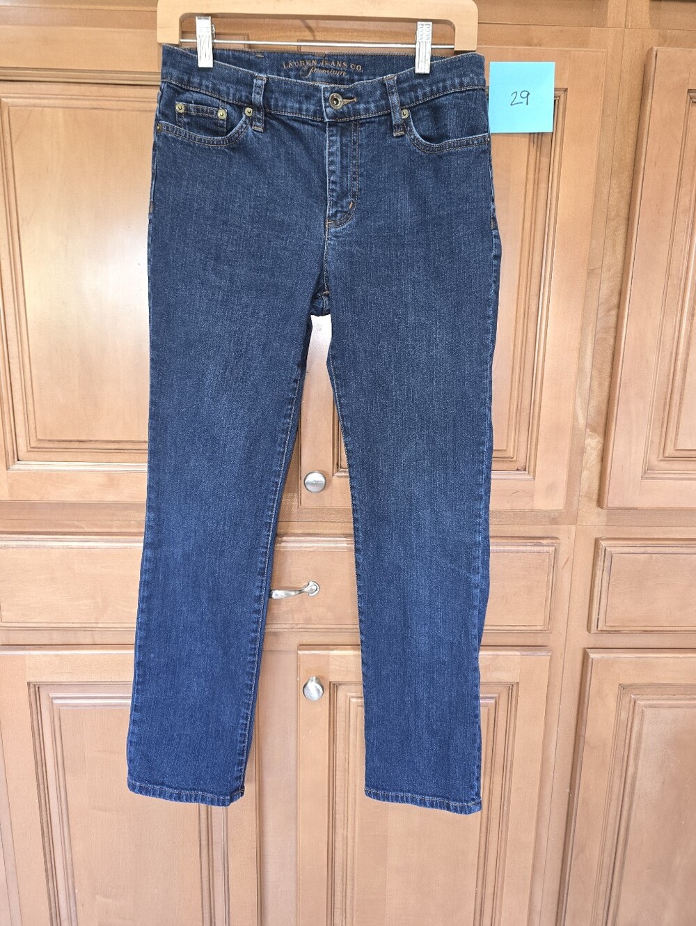 Lauren Jeans Co. by Ralph Lauren women's straight-leg jeans Size 6P